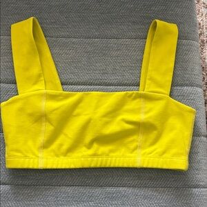 Beyond Yoga Neon Yellow Sports Bra like new
